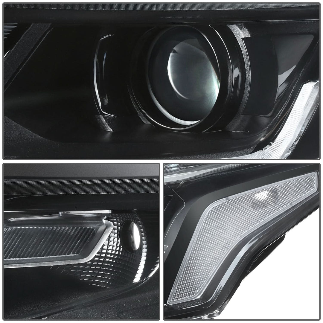 2018 Chevrolet Traverse OE Style Black Housing Clear Headlights