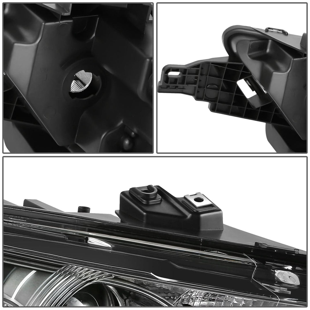 2013-2019 Ford Taurus OE Style Right Headlight - Black Housing