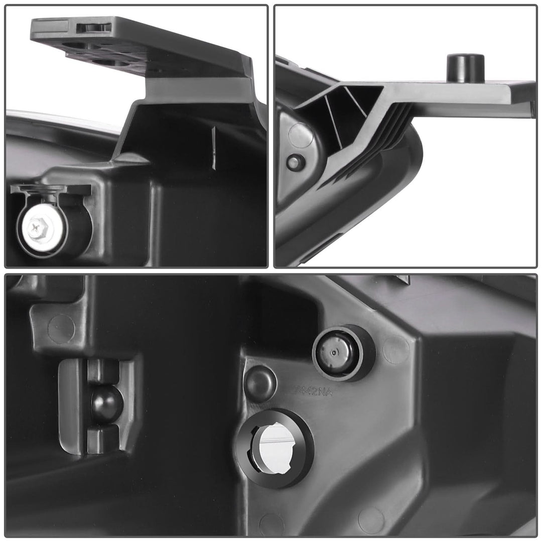 2013-2016 Dodge Dart OE Style Headlights - Black Housing Clear Reflector