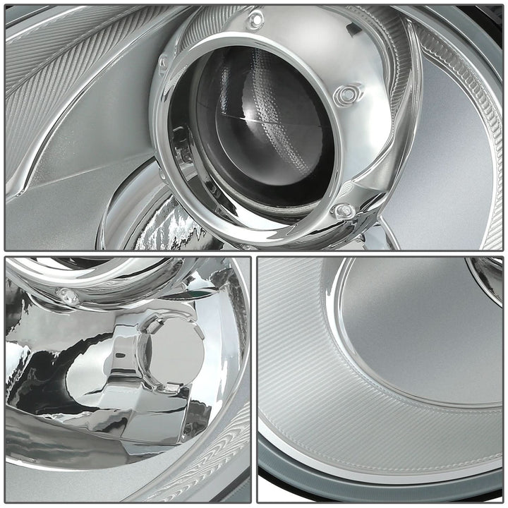 06-10 Volkswagen Beetle Projector Headlights - Chrome Housing Clear Lens