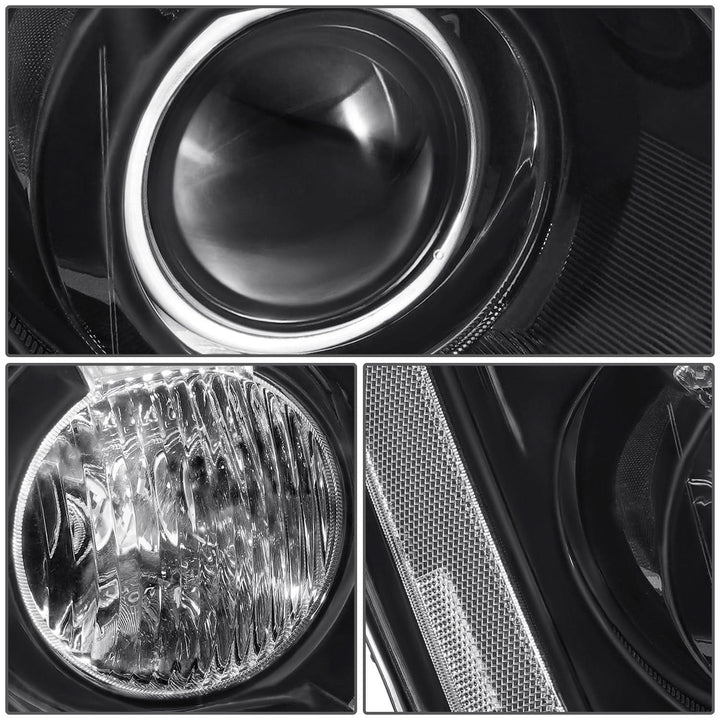 06-11 Cadillac DTS OE Style Black Housing Clear Reflector Headlights