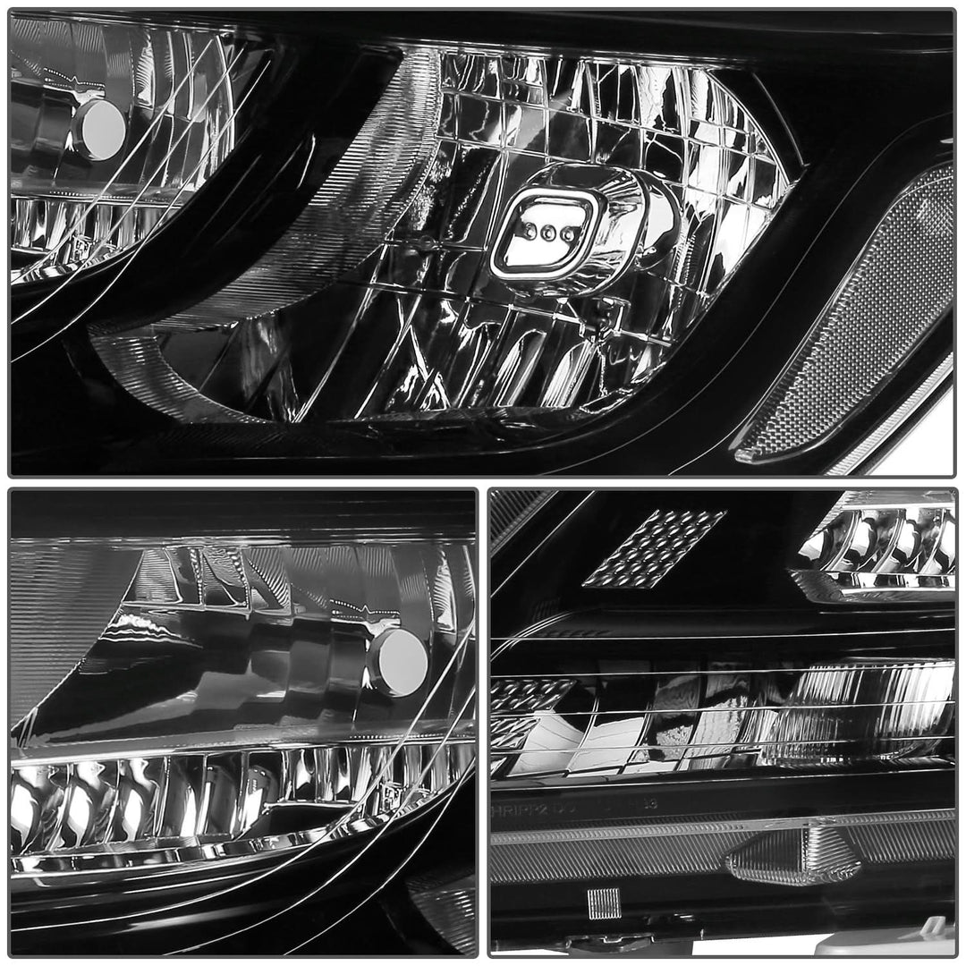 2013-2016 Nissan Pathfinder OE Style Headlights - Black Housing