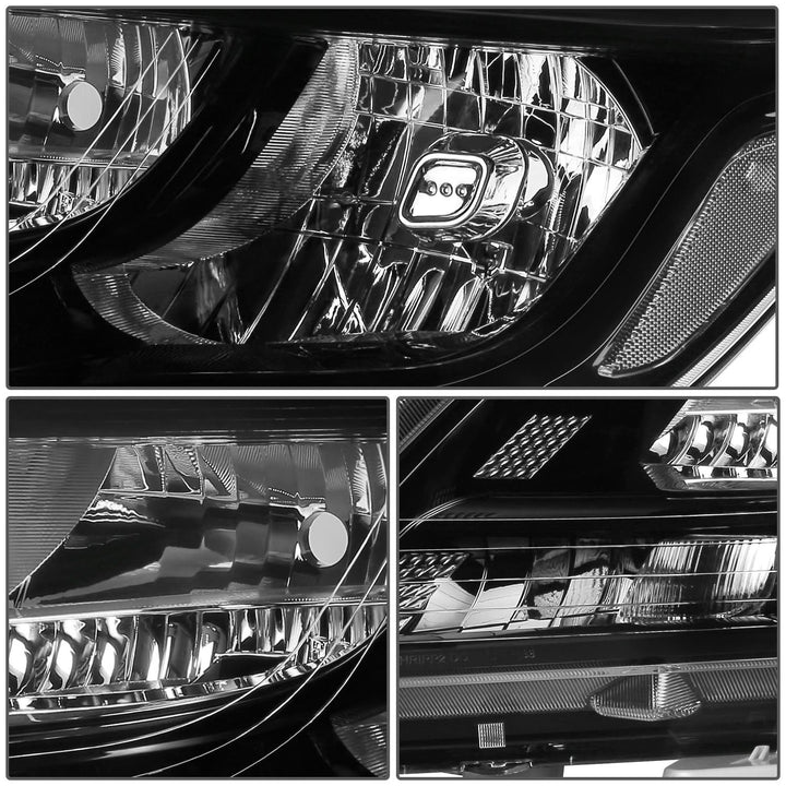 2013-2016 Nissan Pathfinder OE Style Headlights - Black Housing