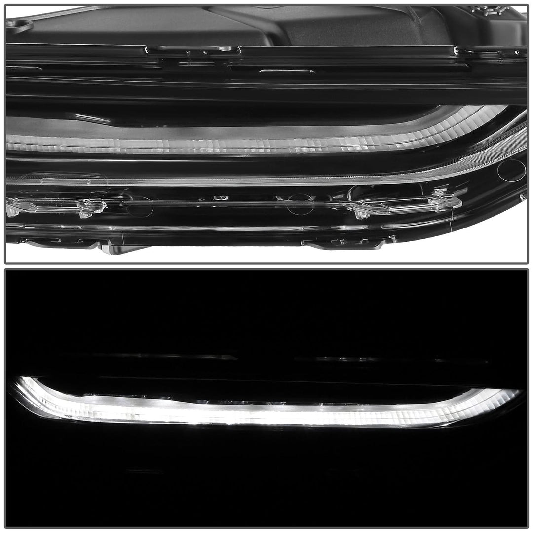 2019-2022 Chevrolet Blazer OE Style LED DRL Headlights - Black Housing
