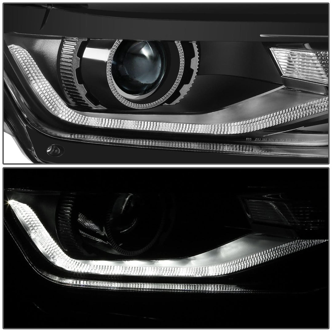 2016-2022 Chevrolet Camaro Projector Headlights - Black Housing