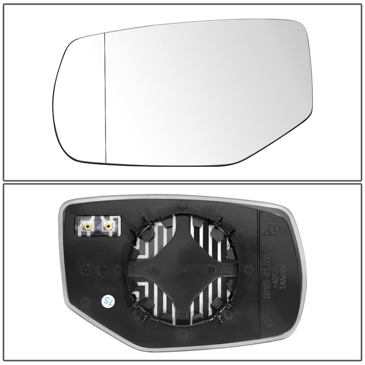 2013-2015 Honda Accord OE Style Mirror Glass Lens - Left Side Heated