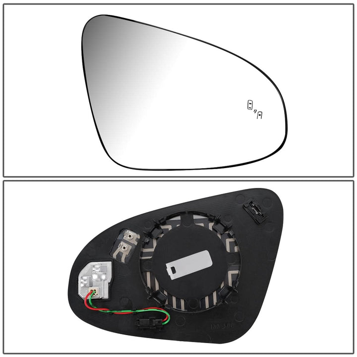 17-19 Toyota C-HR OE Style Heated Mirror Glass Lens - Right
