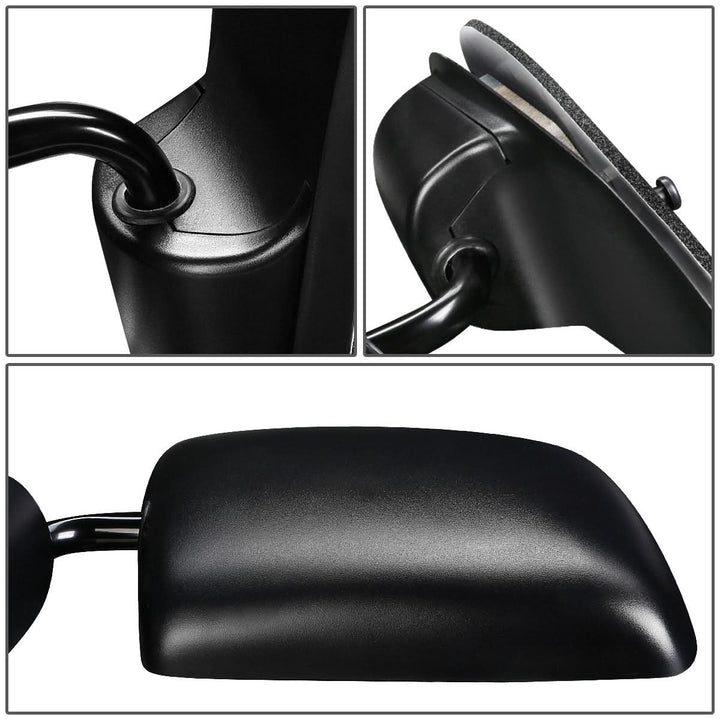 92-06 Ford E-150/E-250/E-350/E-450/E-550 Manual Side Mirror Black Left