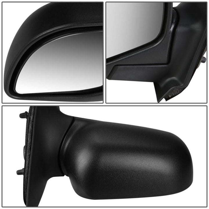 96-03 Ford Ranger Manual Side Mirror - Textured Black Right