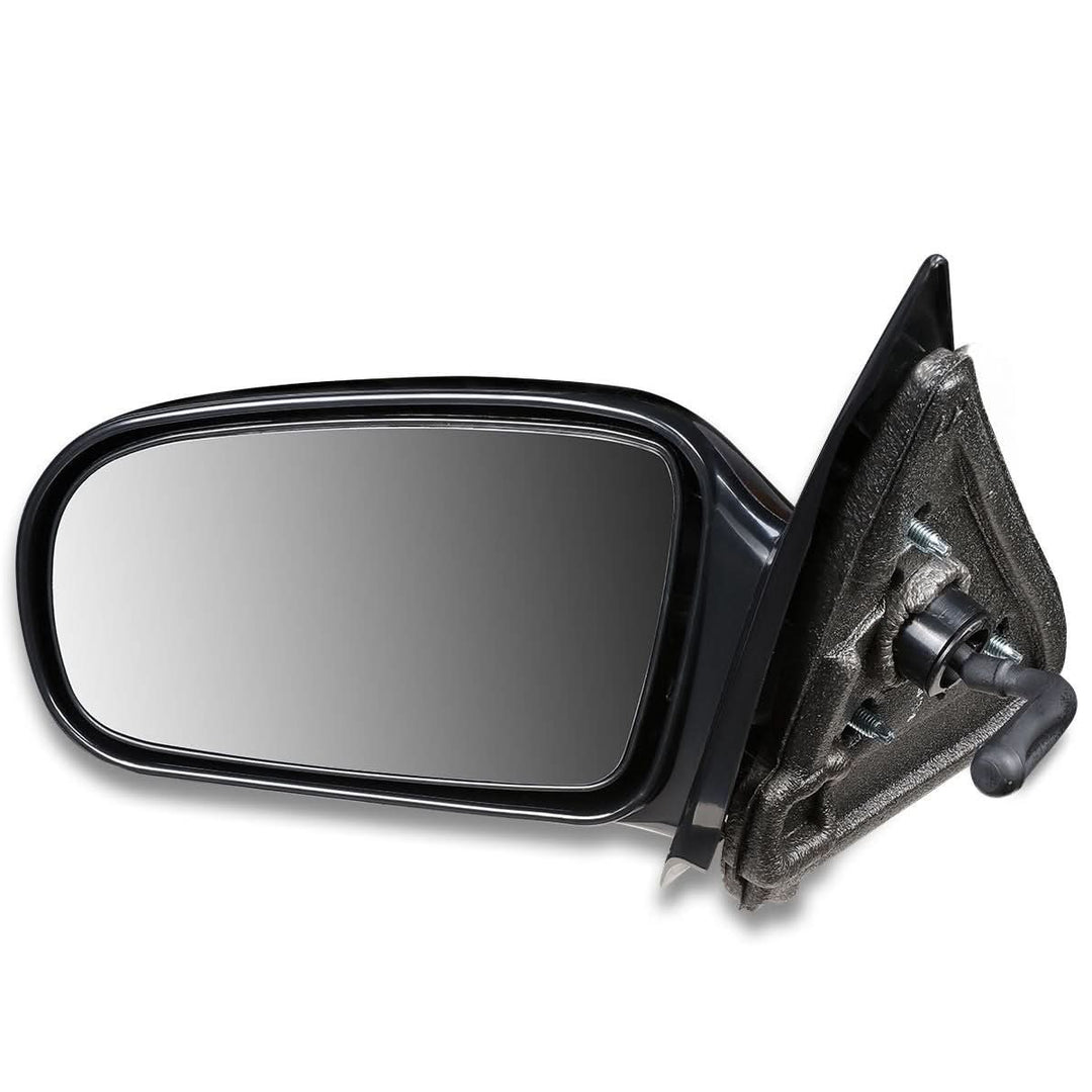 95-05 Chevrolet Cavalier Manual Side Mirror - OEM Paintable Black Left