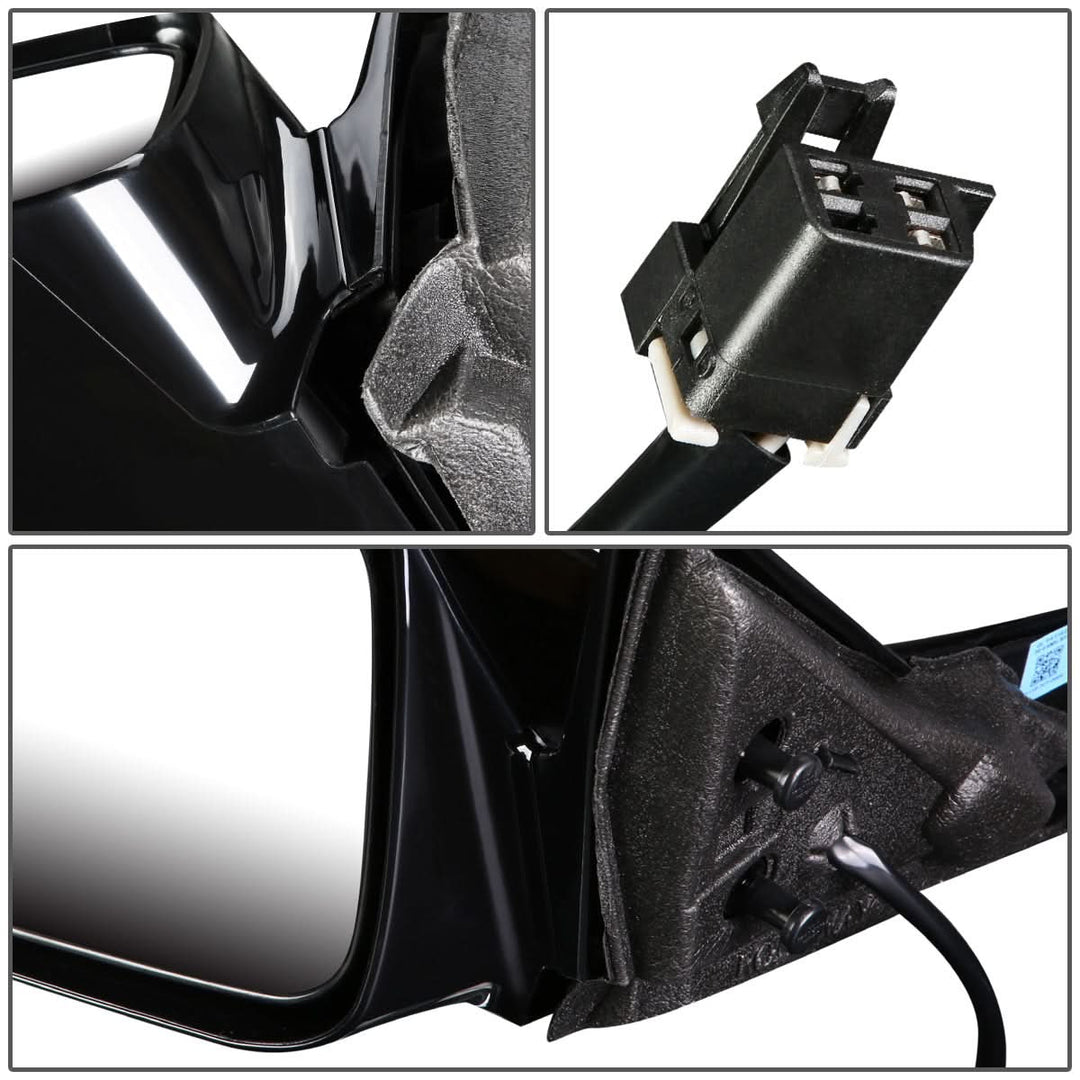 2004-2008 Pontiac Grand Prix OEM Style Left Side Mirror - Matte Black