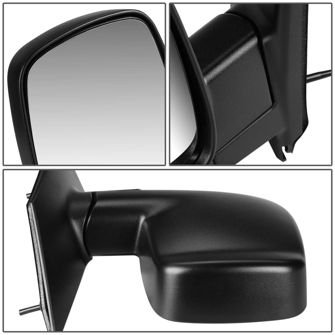 2003-2007 Chevrolet Express Manual Side Mirror - Right Side Black