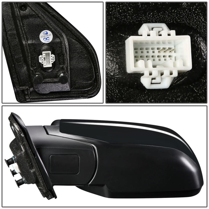 2009-2015 Honda Pilot OEM Style Powered Side Mirror - Textured Black
