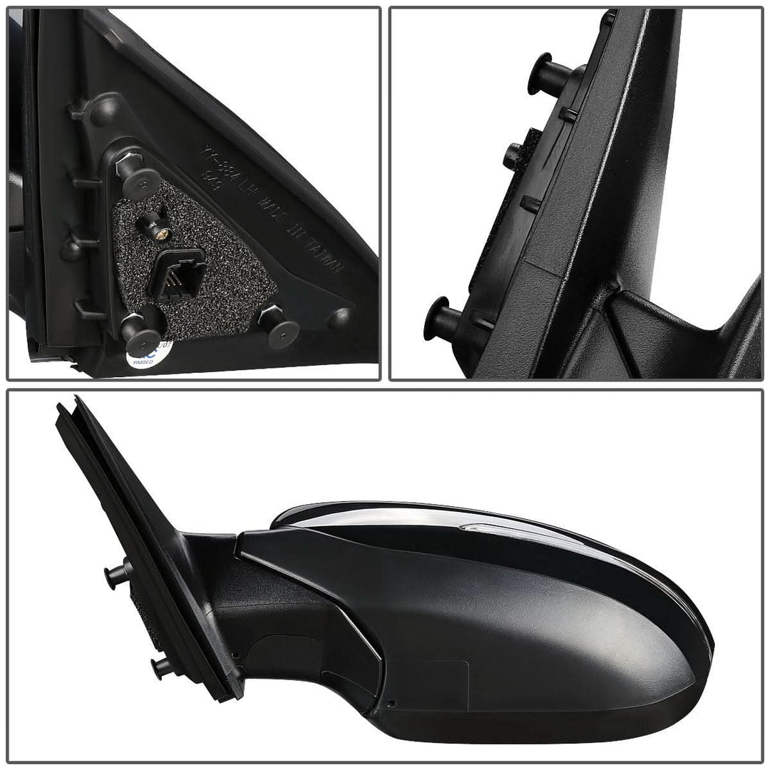 2011-2013 Kia Optima OEM Powered Side Mirror - Textured Black Left