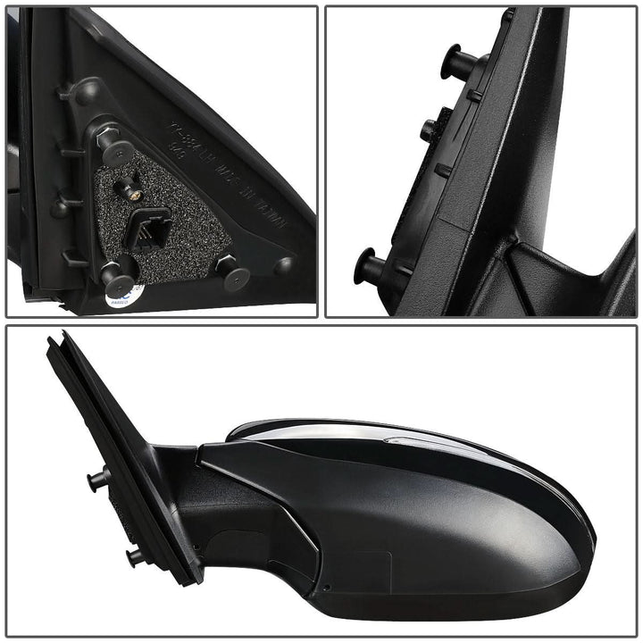 2011-2013 Kia Optima OEM Powered Side Mirror - Textured Black Left