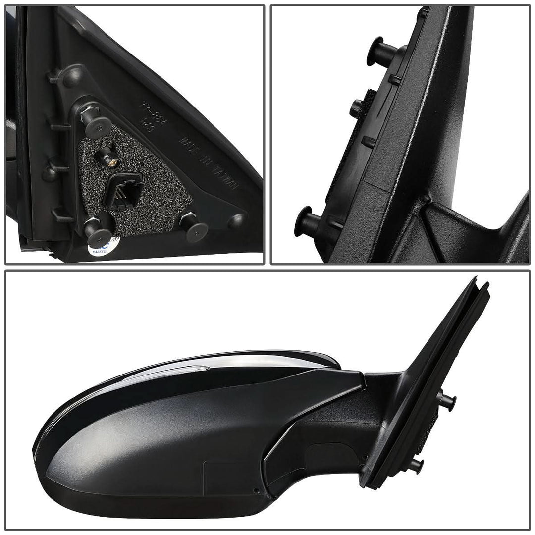 2011-2013 Kia Optima OEM Style Powered Side Mirror - Textured Black