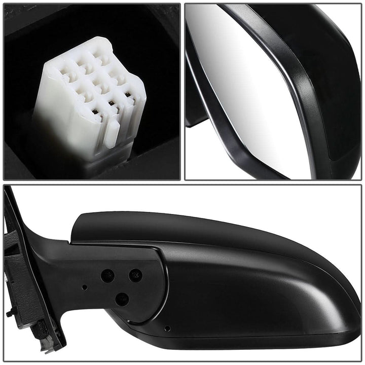 10-15 Mazda CX-9 OEM Powered Paintable Black Right Mirror