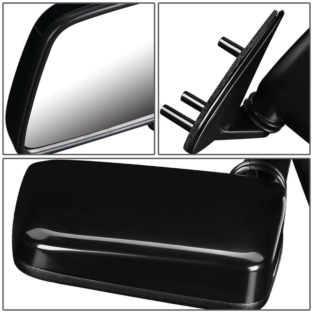 86-97 Nissan D21/Pickup/Pathfinder Manual Left Side Mirror - Paintable