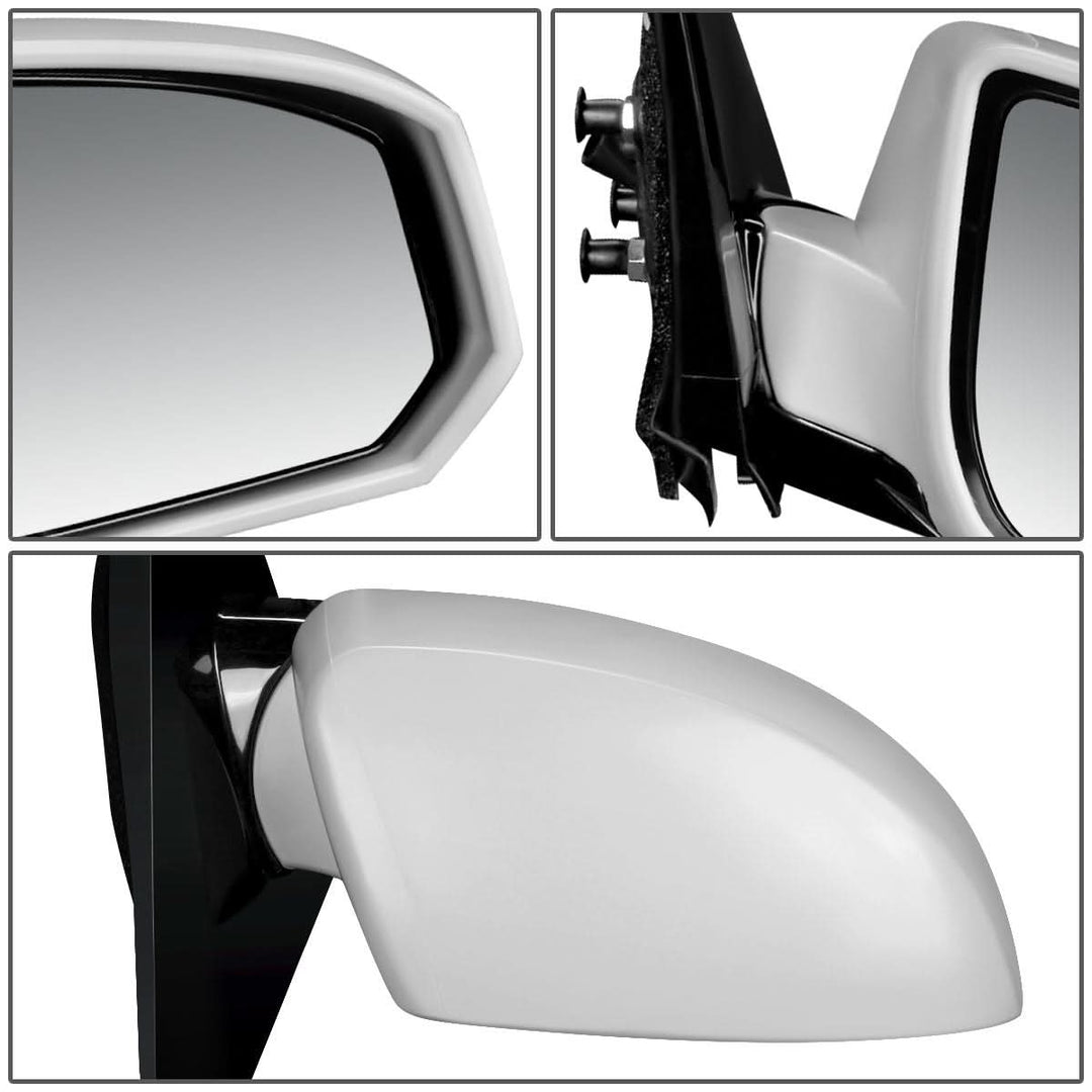 04-08 Nissan Maxima OEM Powered Paintable Right Side Mirror - White