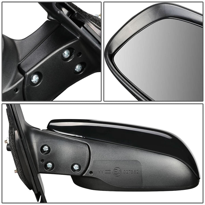 06-11 Toyota Yaris Hatchback OEM Style Manual Side Mirror - Black