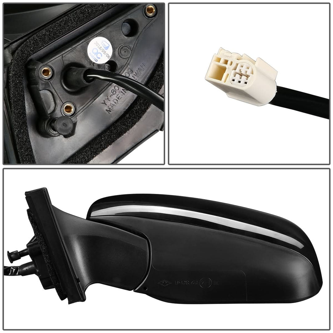 06-12 Toyota RAV4 OEM Style Powered Side Mirror - Textured Black
