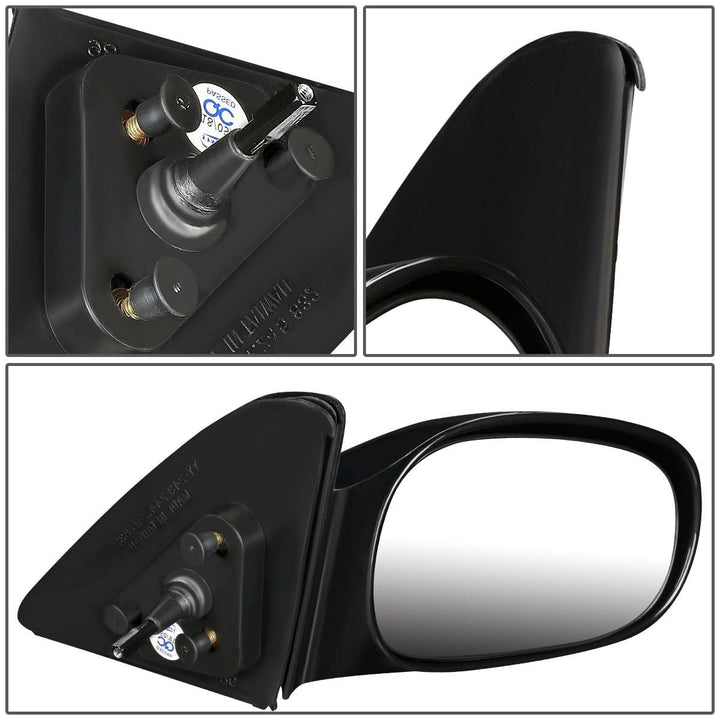 1998-2002 Toyota Corolla OE Style Manual Side Mirror - Paintable