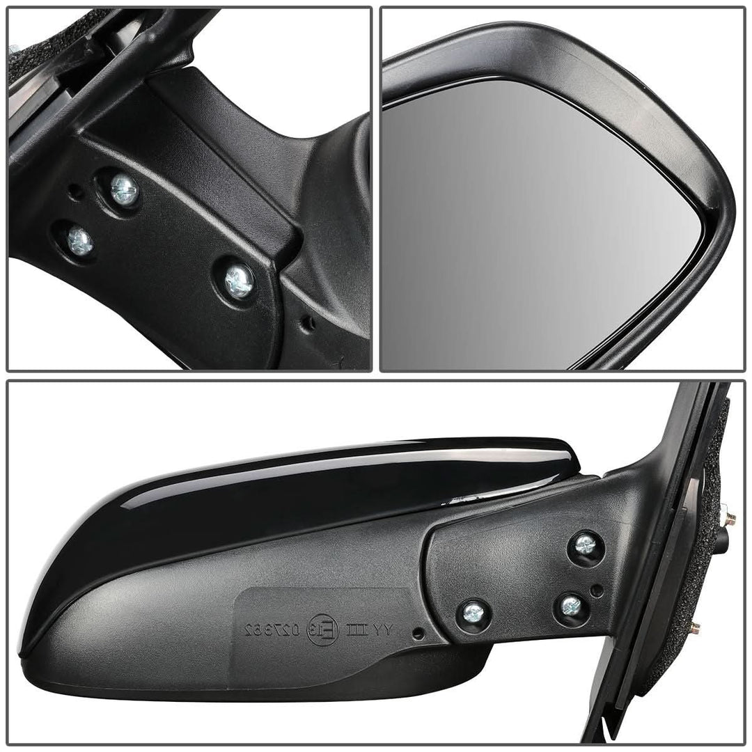 06-11 Toyota Yaris OEM Right Side Mirror Manual Textured Black