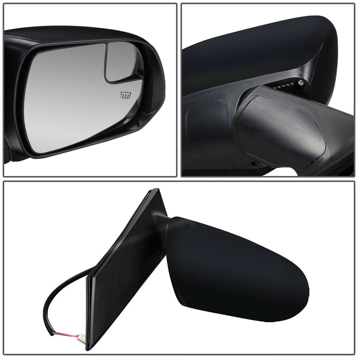 11-17 Toyota Sienna OEM Powered Heated Folding Mirror Right Black
