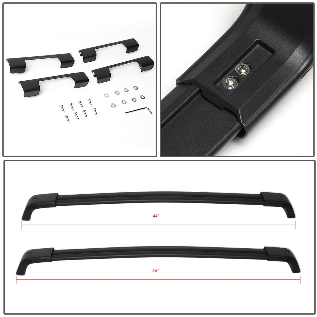 08-16 Nissan X-Trail Roof Rack Cross Bars - Aluminum