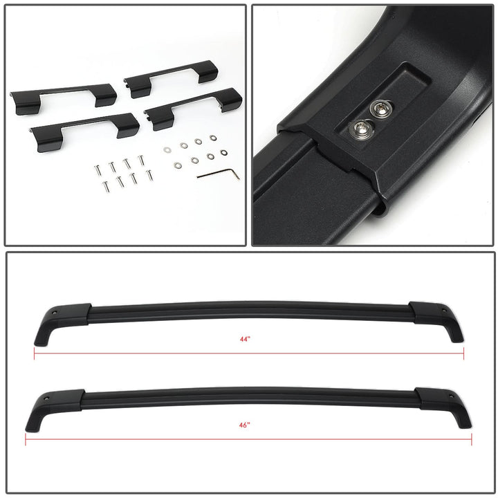 08-16 Nissan X-Trail Roof Rack Cross Bars - Aluminum