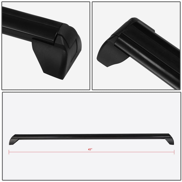 02-07 Saturn Vue Roof Rack Cross Bars - Aluminum