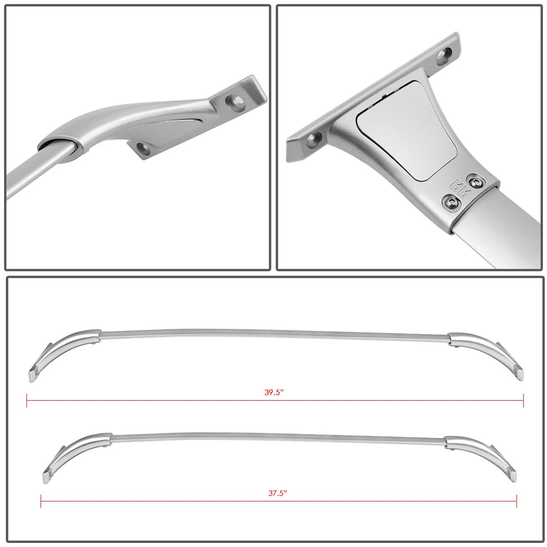 2014-2018 Nissan Rogue Roof Rack Cross Bars - Aluminum