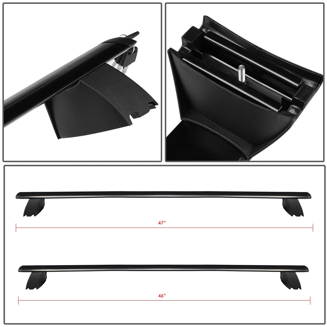 2011-2018 Jeep Grand Cherokee Roof Rack Cross Bars Aluminum