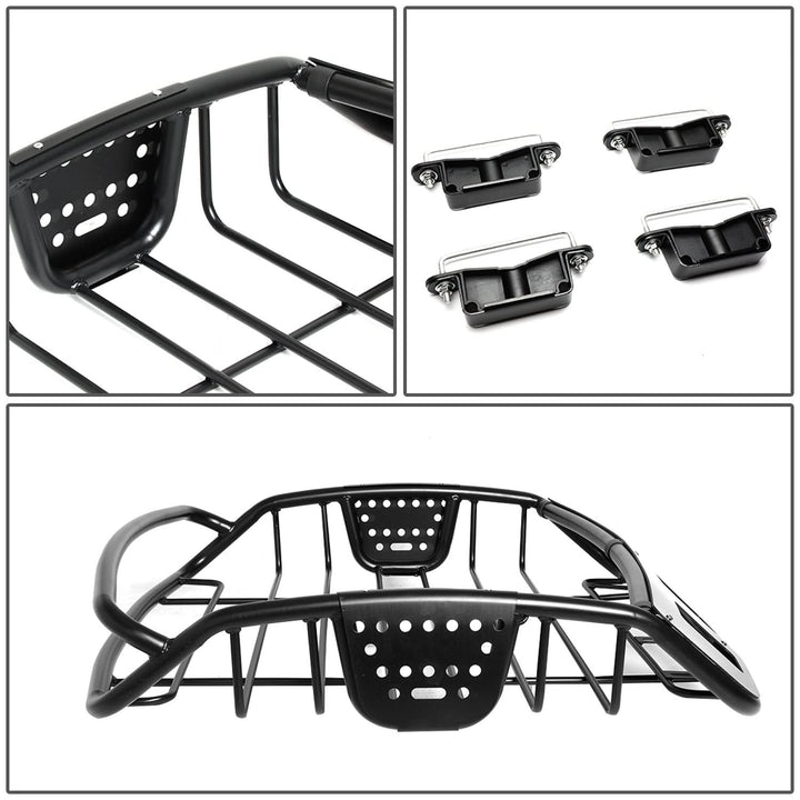 Universal Cargo Basket 39x38.5x8 Black Powdercoated