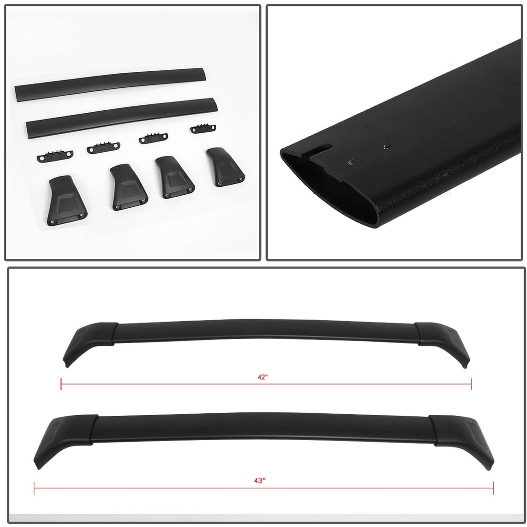 17-18 Mazda CX-5 Roof Rack Cross Bars - Aluminum