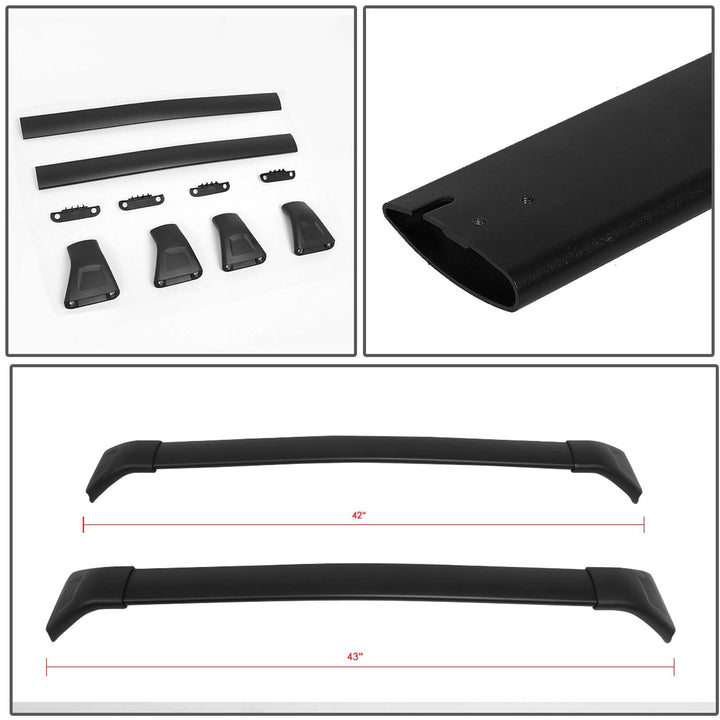 17-18 Mazda CX-5 Roof Rack Cross Bars - Aluminum