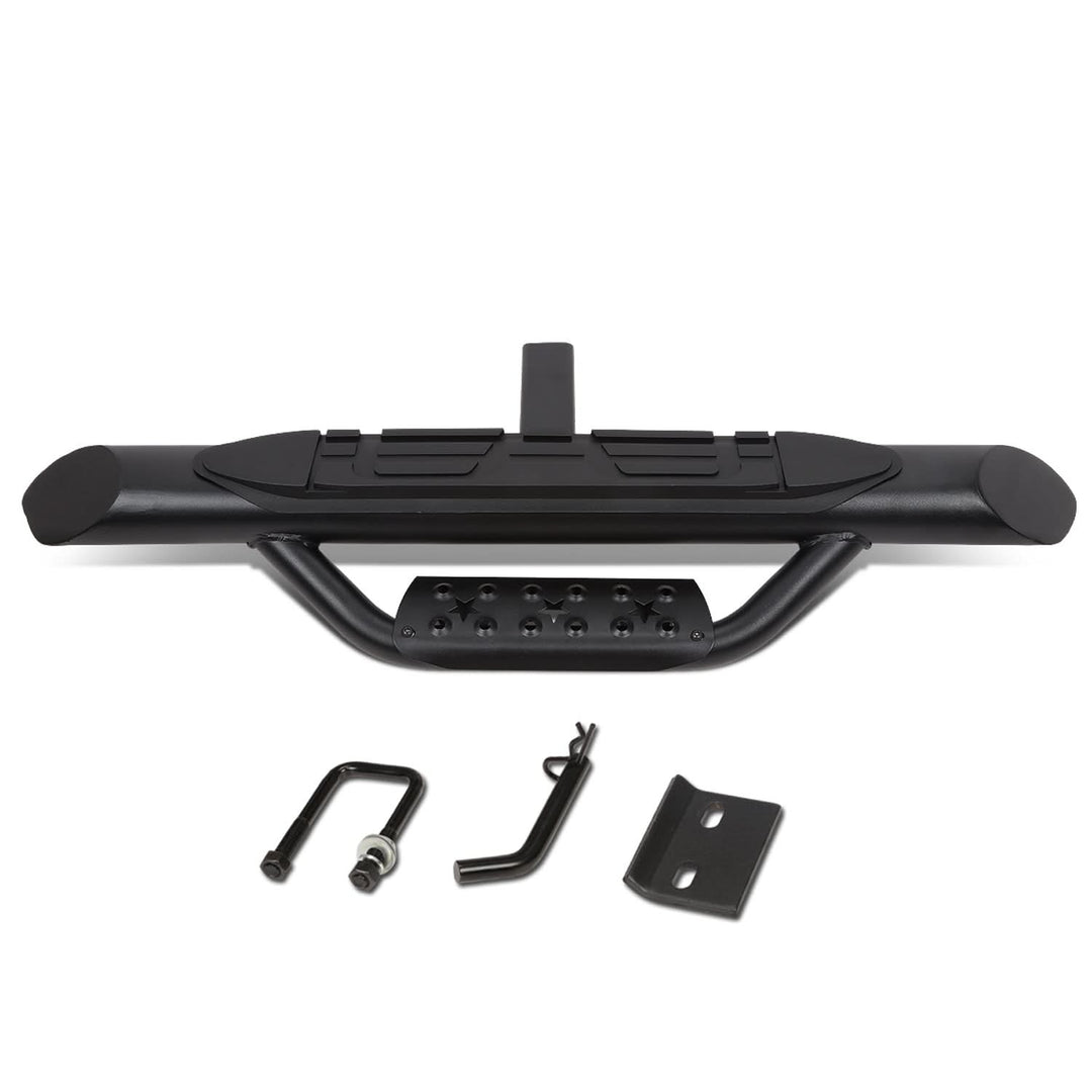 Universal Trailer Hitch Step Bar 36.5" Black 2" Receiver Mount