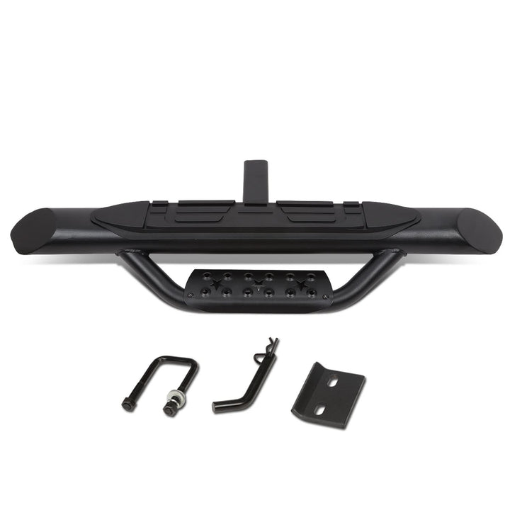 Universal Trailer Hitch Step Bar 36.5" Black 2" Receiver Mount