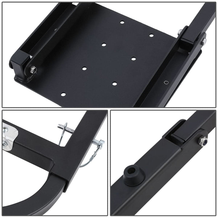 Universal Foldable Tailgate Ladder - Heavy Duty Steel