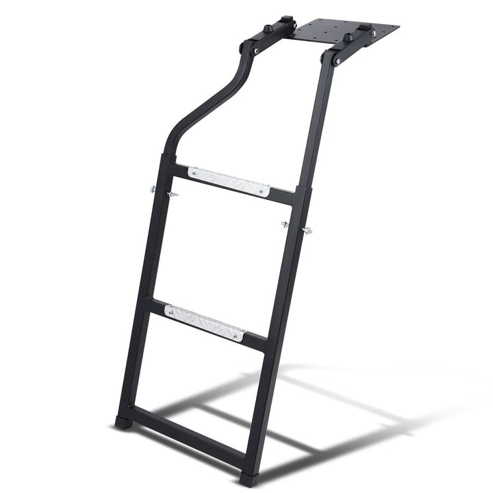 Universal Foldable Tailgate Ladder - Heavy Duty Steel