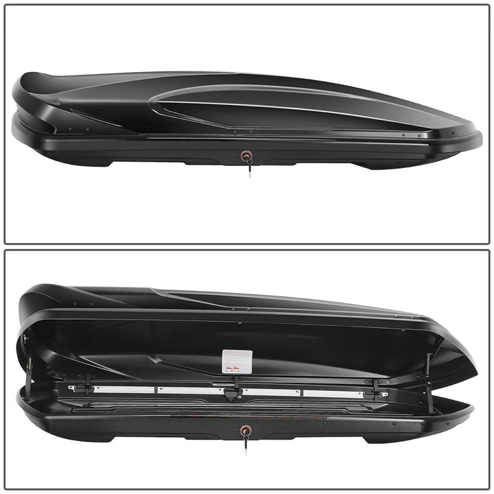 Universal 420L Roof Box - 72 Inch Length Glossy Black