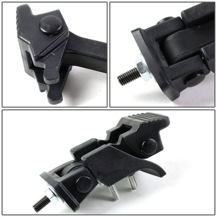 2007-2017 Jeep Wrangler Hood Latch Lock Set - Matte Black