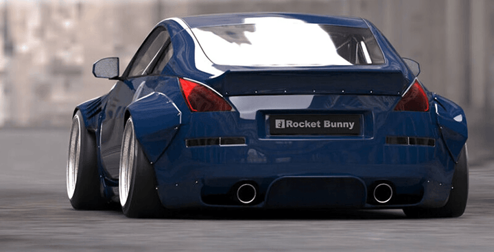Nissan Fairlady 350z MaxStyle Rear Diffuser V1 (2002 - 2008)