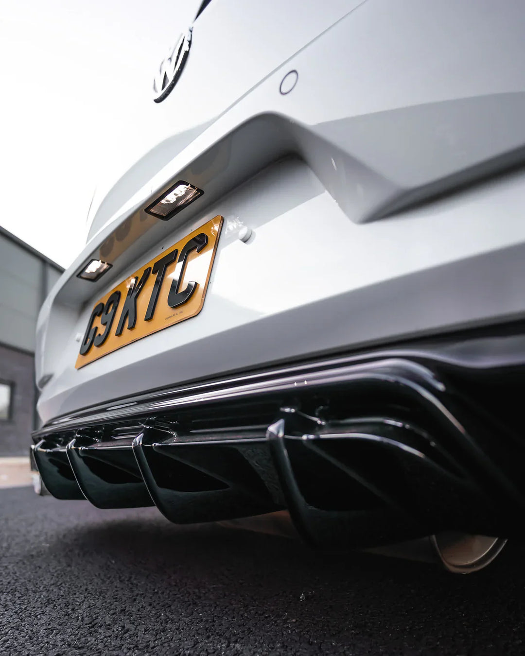 VW Golf GTI Mk7.5 EVO-1 Gloss Black Rear Diffuser