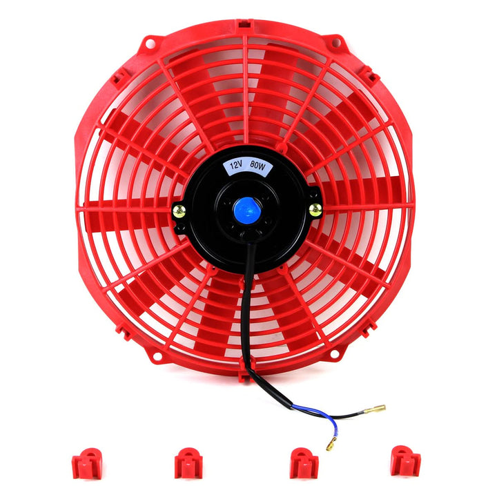 12 Inch Red Radiator Fan