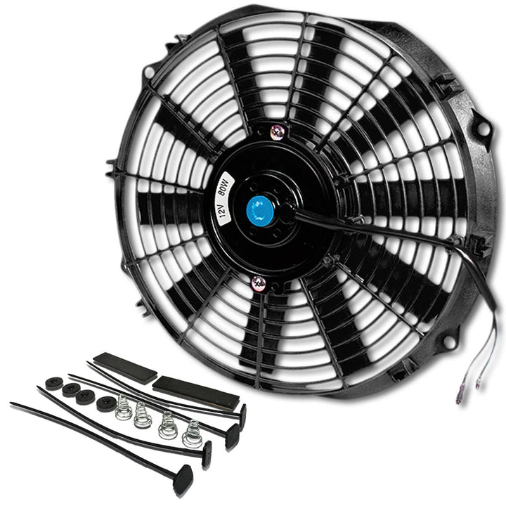 12" Black Radiator Cooling Fan