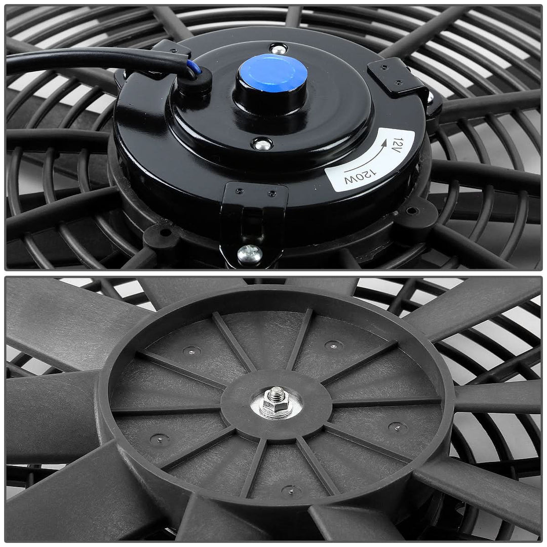 16 Inch Black Radiator Cooling Fan
