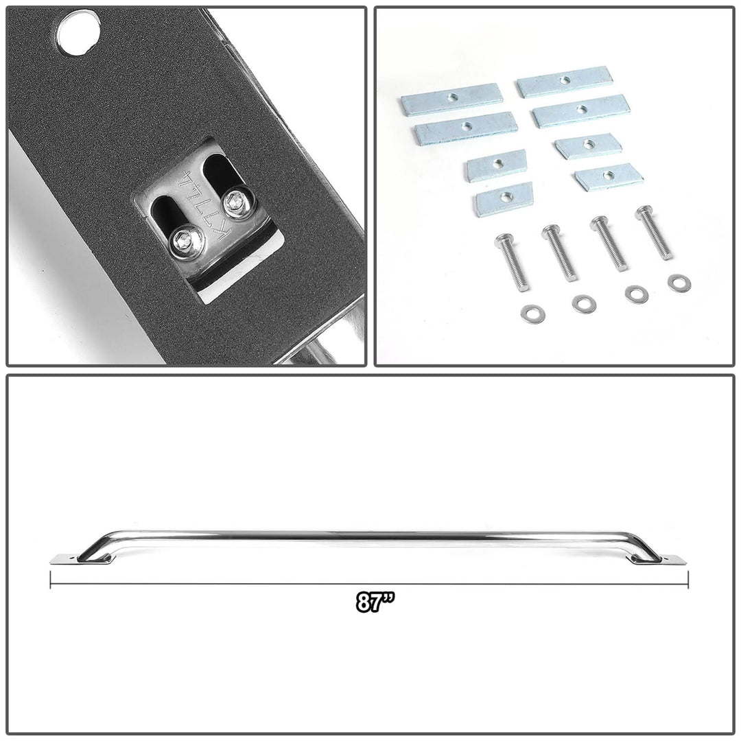 99-13 Chevrolet Silverado/GMC C/K Bed Rails - Chrome
