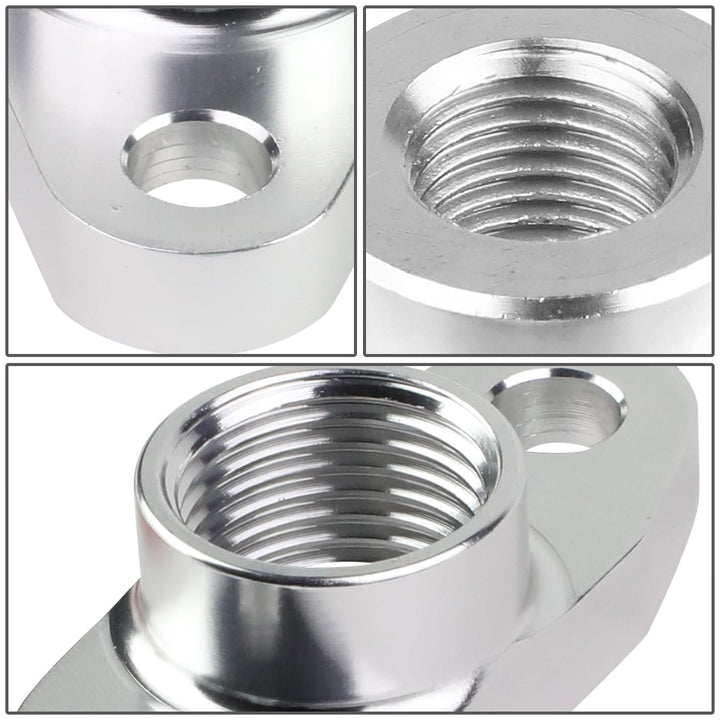 Oil Drain Line Flange Kit with Gasket and Bolts 10 AN Fitting