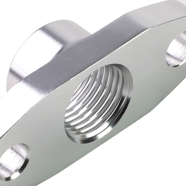 Oil Drain Line Flange Kit with Gasket and Bolts 10 AN Fitting
